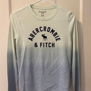 Abercrombie & Fitch Kids Blue Ombre Long Sleeve Tee
